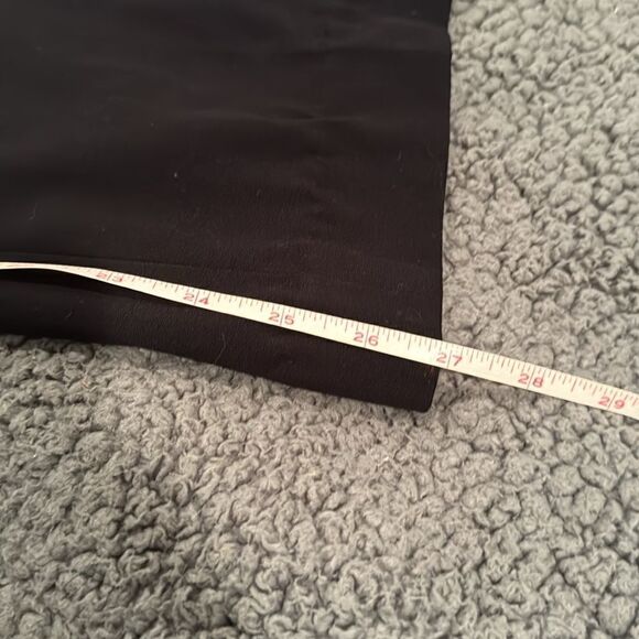 Tahari Black Cropped Pants Size O Slacks Sleek Look - Picture 6 of 7